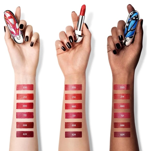 Guerlain Rouge G Lipstick Case with lipstick Mythic Fuchsia 721M - Picture 8 of 8